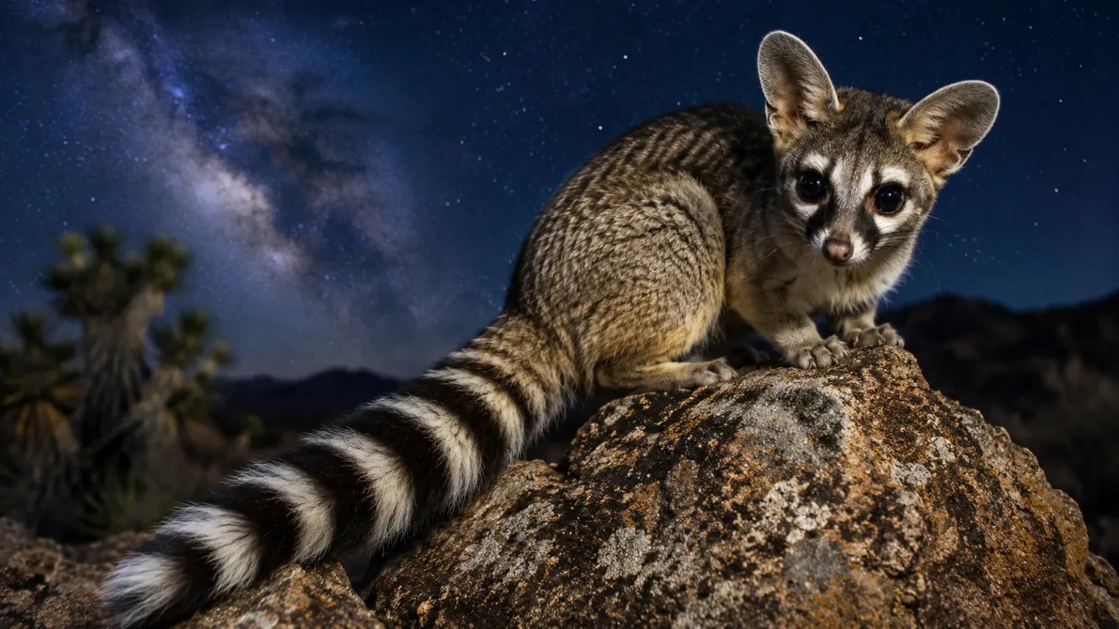 Ringtail in the night