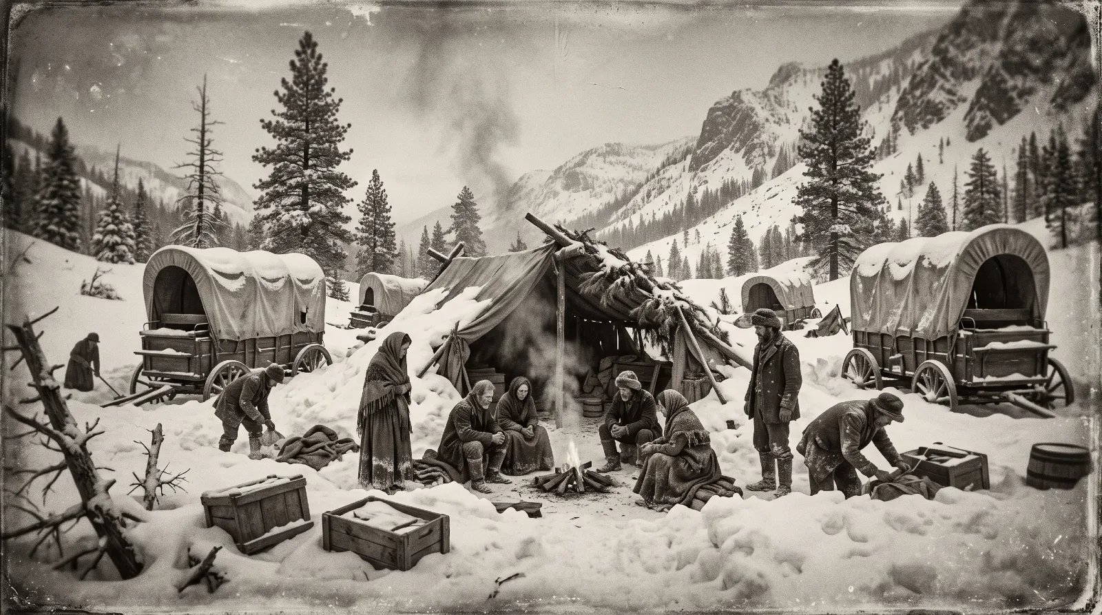 Trapped in the Sierra: 15 Harrowing Facts About the Donner Party