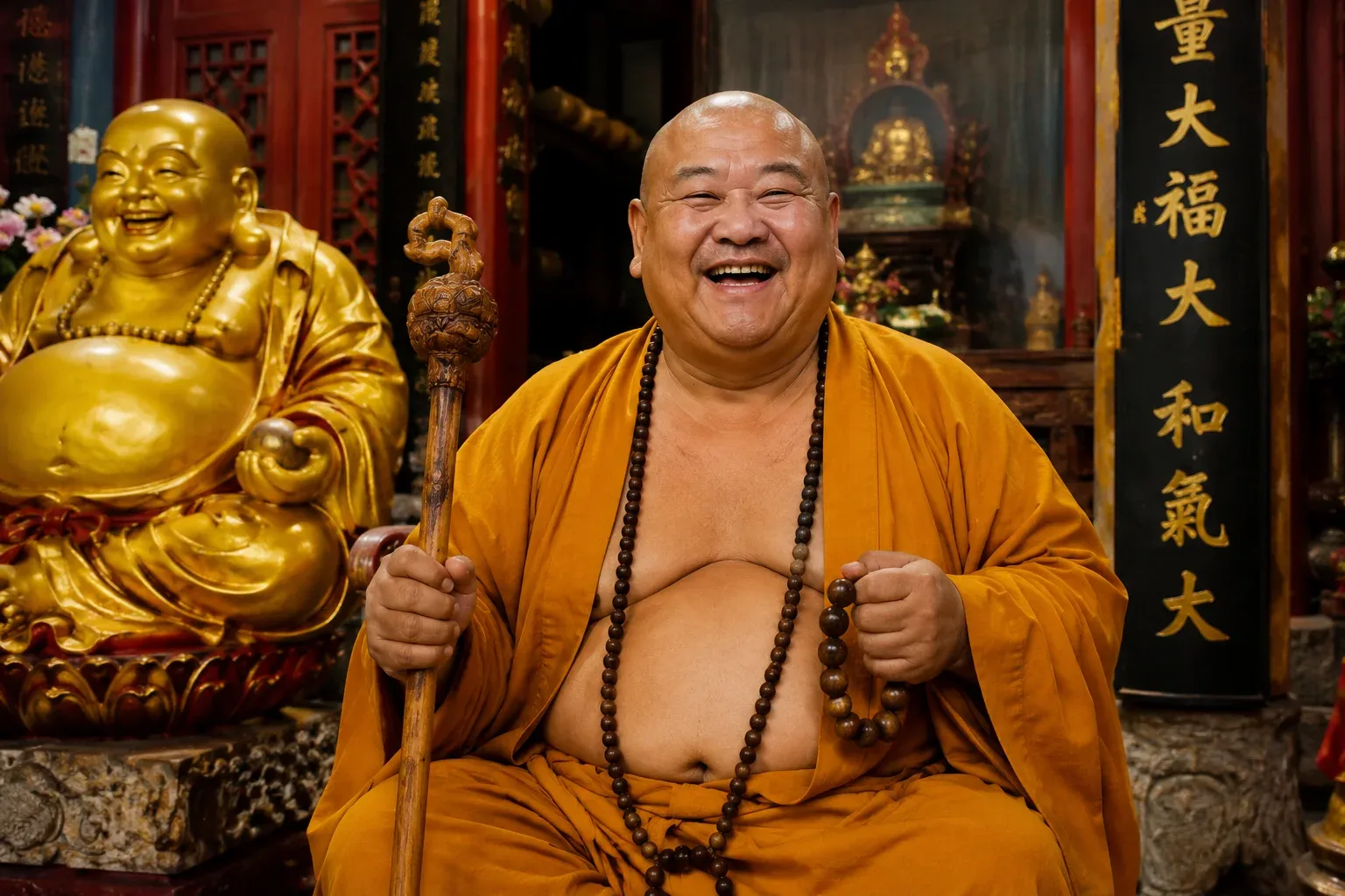 Chinese monk Budai who is not Buddha