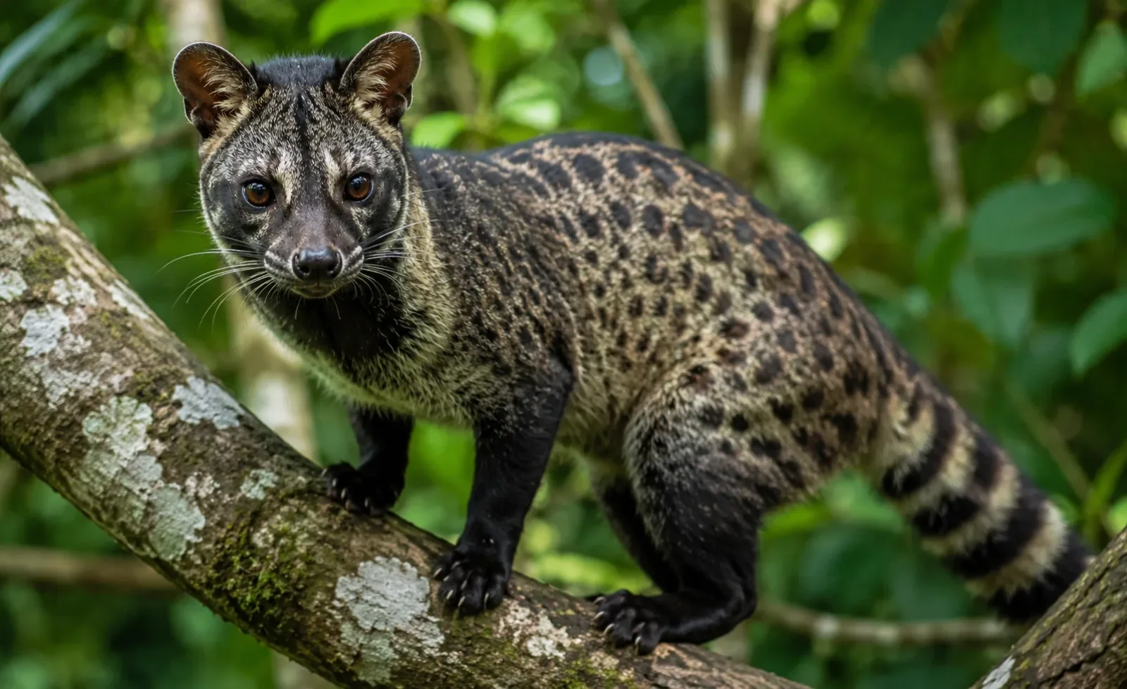 Civets Have
Reversible Ankles for Downward Climbing