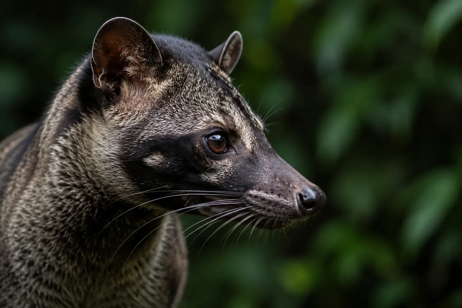 Civets Have Highly Elongated Skulls