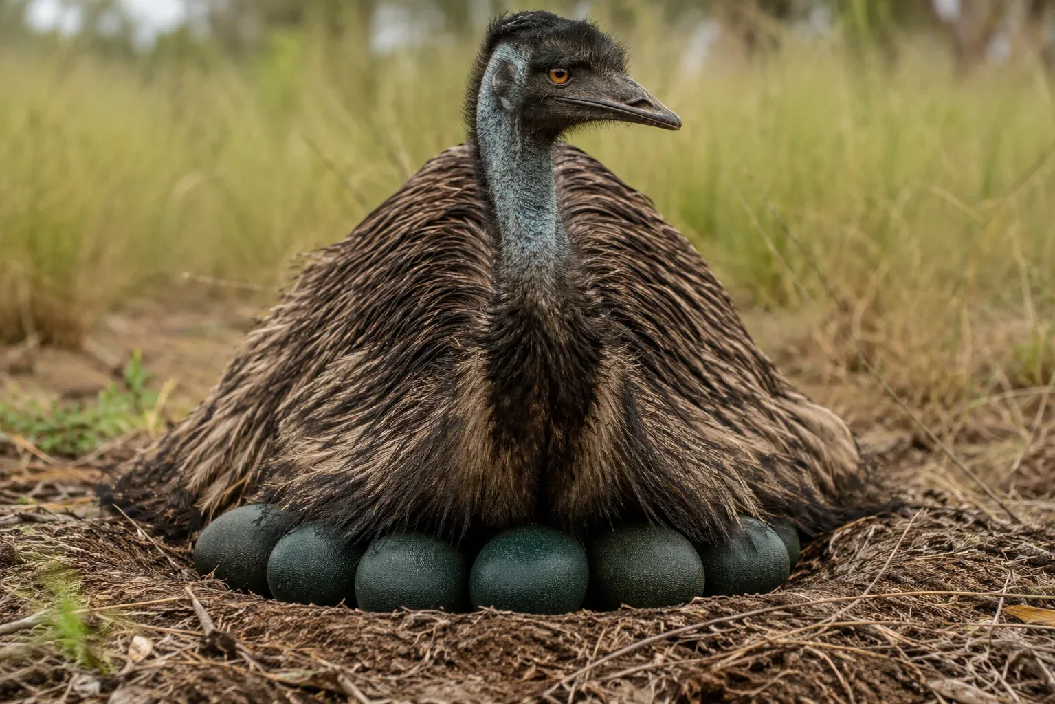 Emu Males Are Devoted Single Fathers