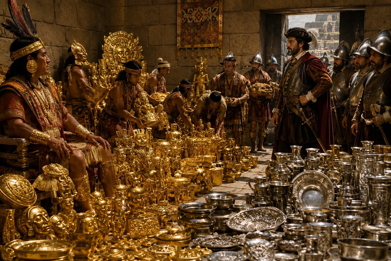 Francisco Pizarro Extorted the Largest Ransom in History