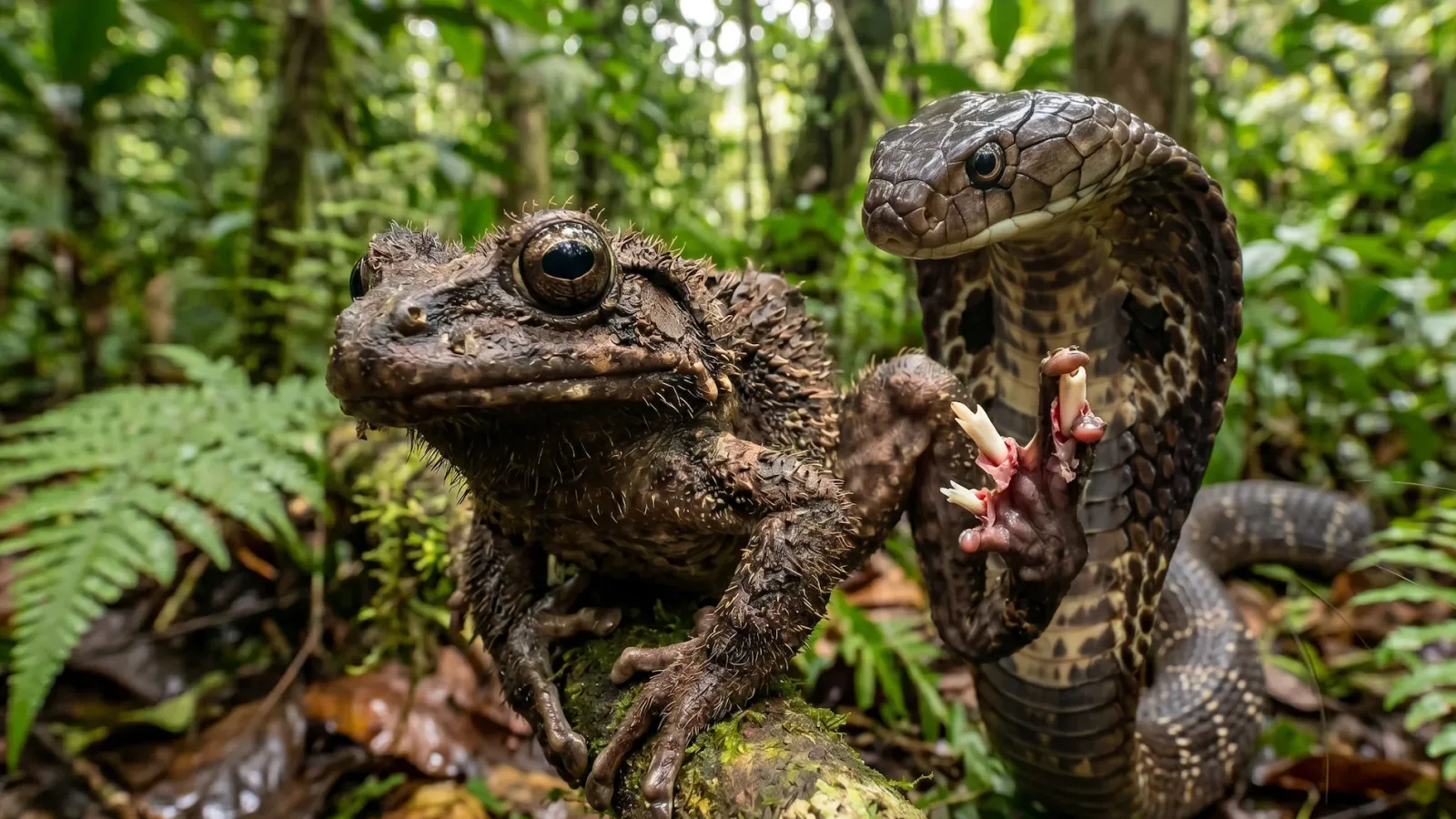 The hairy frog of Central Africa possesses one of the most brutal and extreme defense mechanisms in the entire animal kingdom.