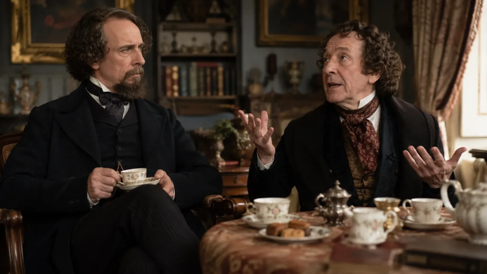 Andersen was a massive fan of the British author Charles Dickens. In 1857, Dickens invited Andersen to stay at his home in England for a brief two-week visit.