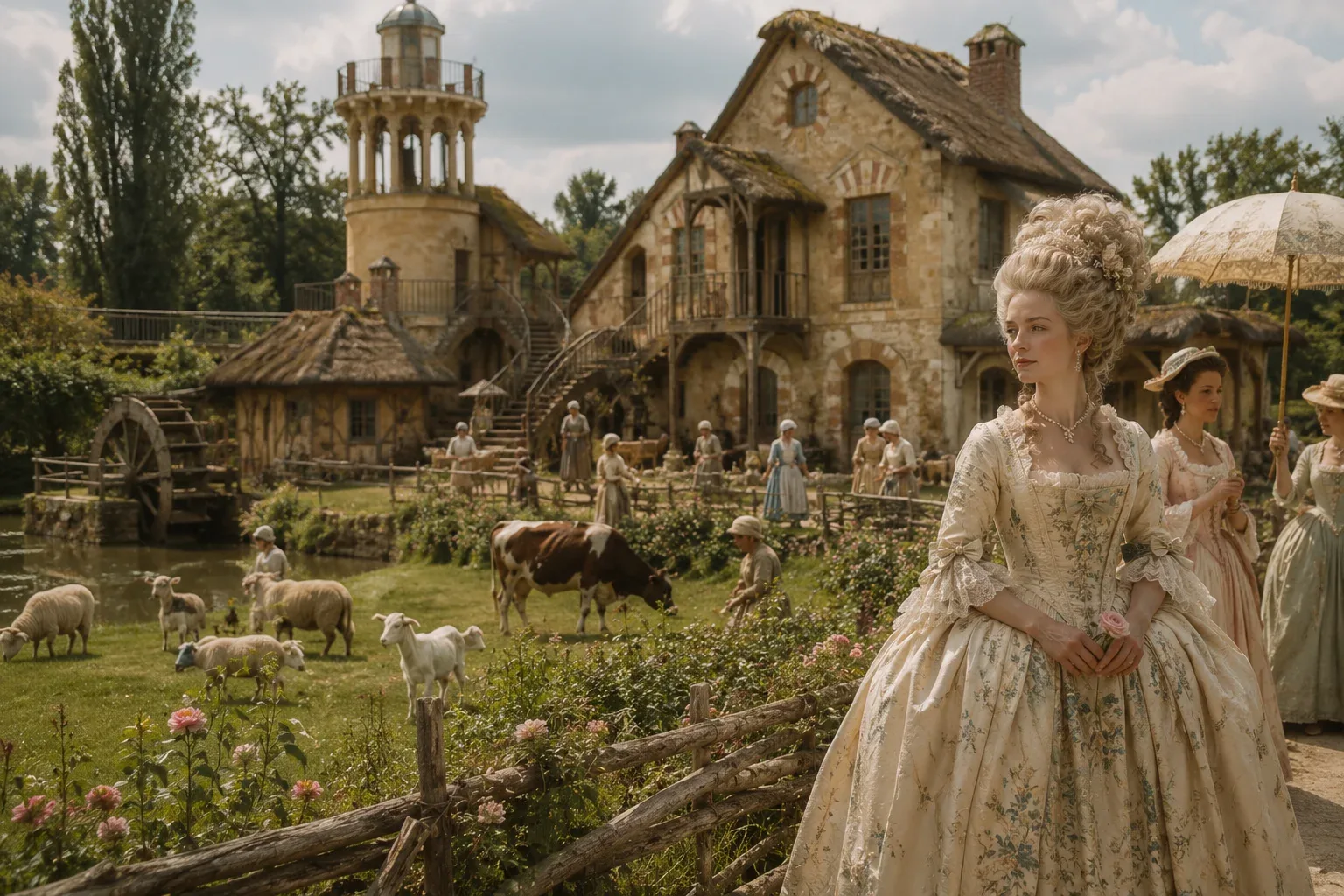 Marie Antoinette Built a Fake Peasant Village
