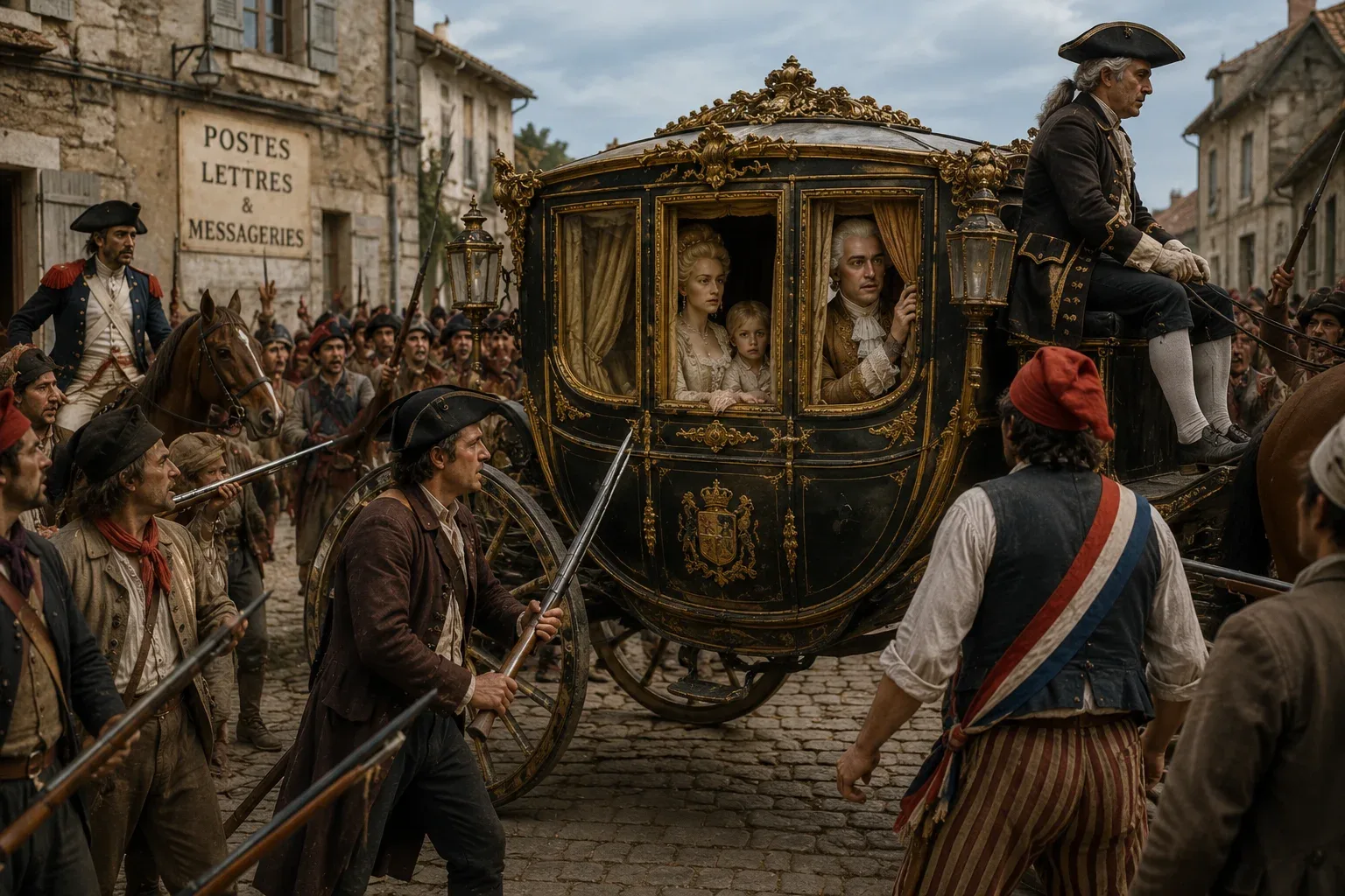 Escape Attempt of Marie Antoinette Was Foiled by a Heavy Coach