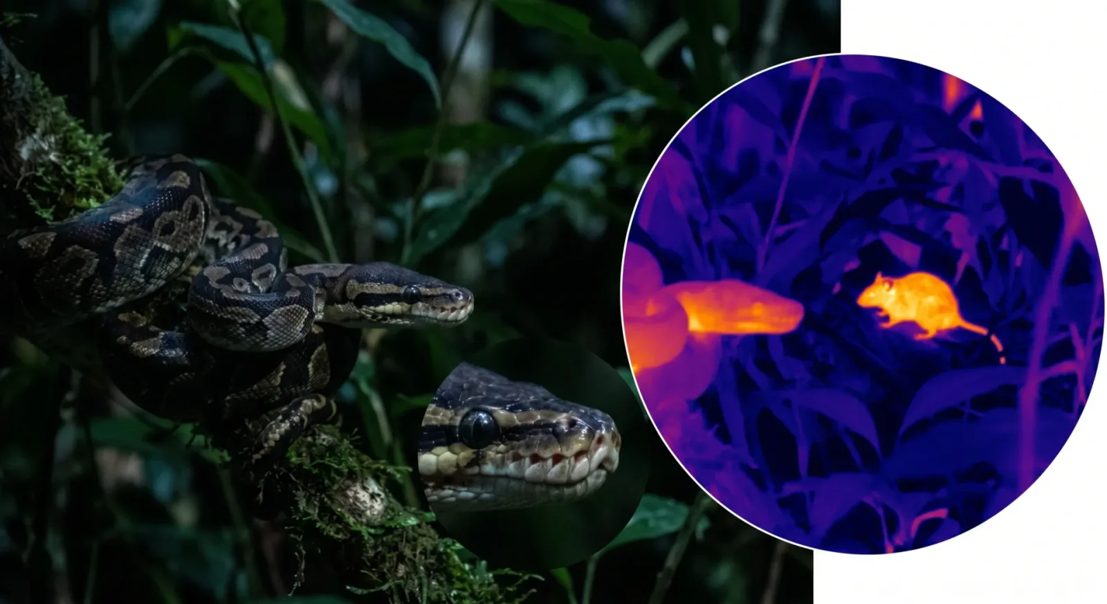 Pythons Have Built-In Thermal Cameras