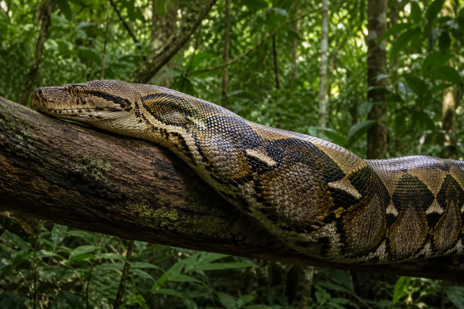 Python with big lungs