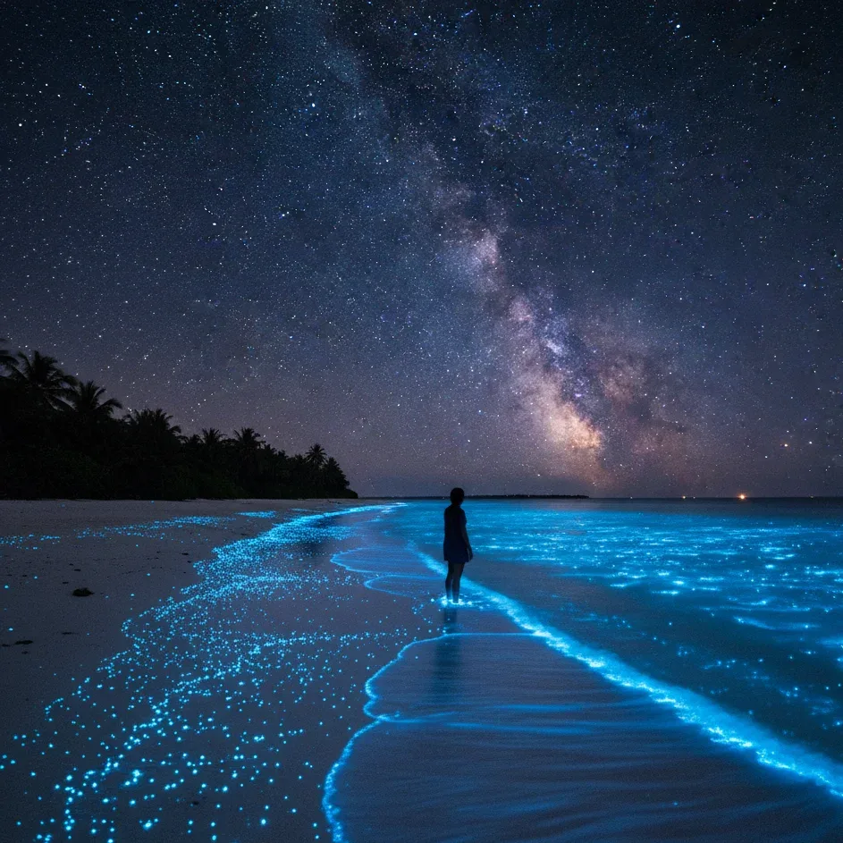 The Luminous Shoreline: 15 Fascinating Facts About the Vaadhoo Island Sea of Stars