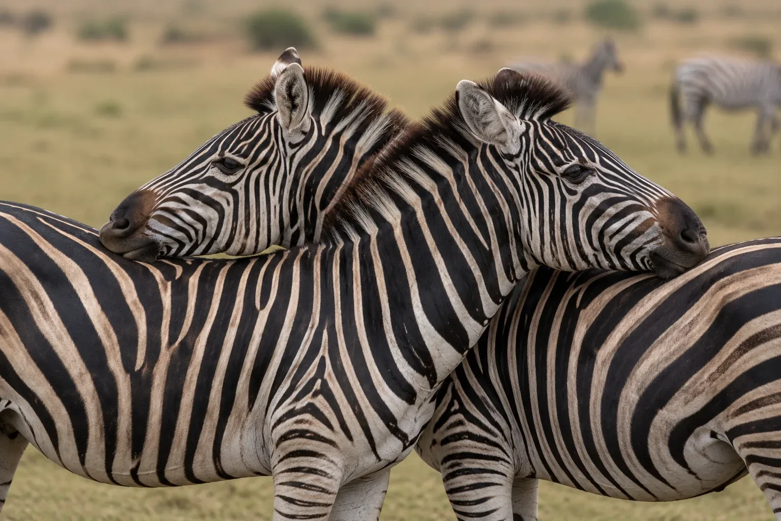 ebras are highly social animals that rely on tight-knit bonds