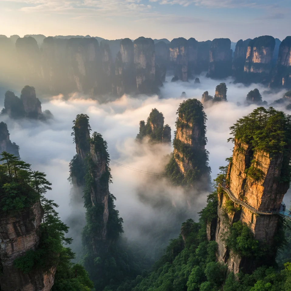 The Surreal Pillars: 15 Fascinating Facts About Zhangjiajie National Forest Park