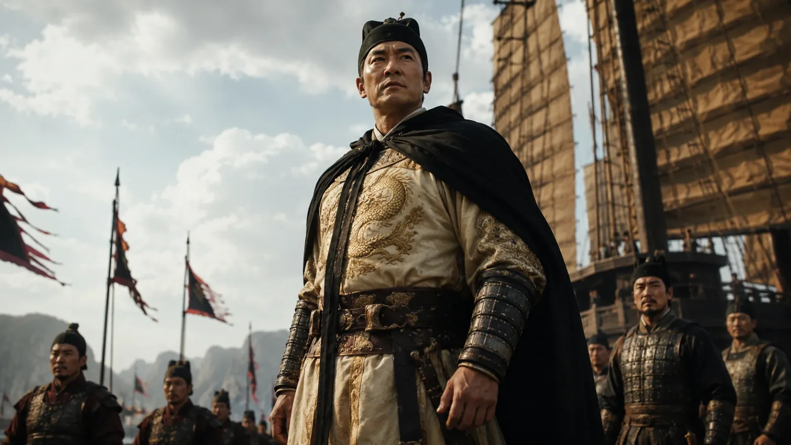 Zheng He having a massive physical presence