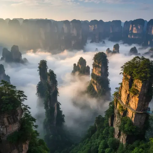 The Surreal Pillars: 15 Fascinating Facts About Zhangjiajie National Forest Park