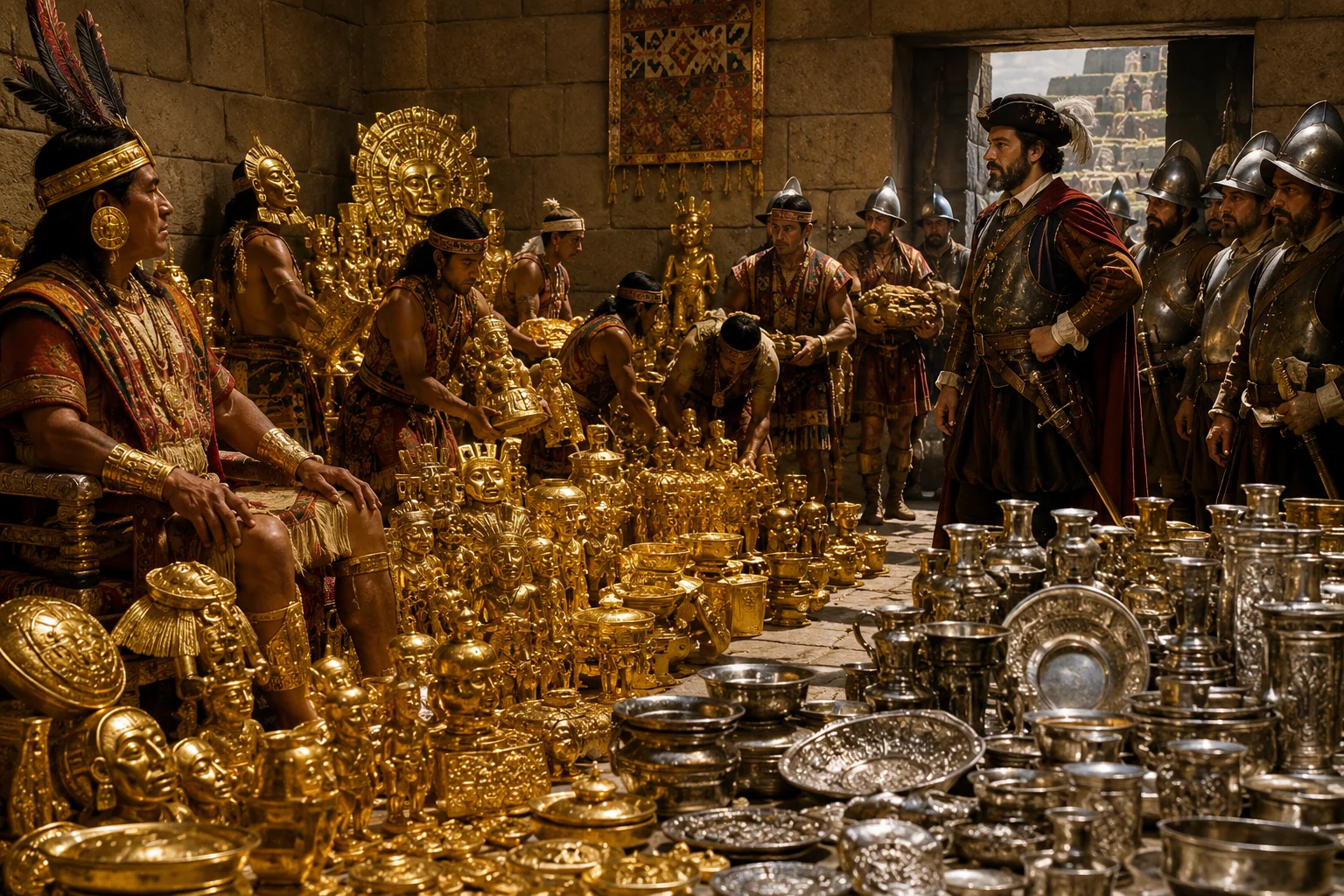 Francisco Pizarro Extorted the Largest Ransom in History
