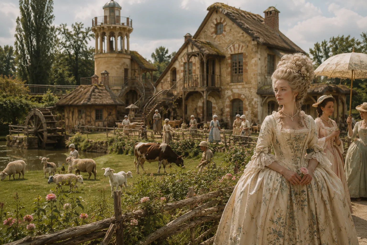Marie Antoinette Built a Fake Peasant Village