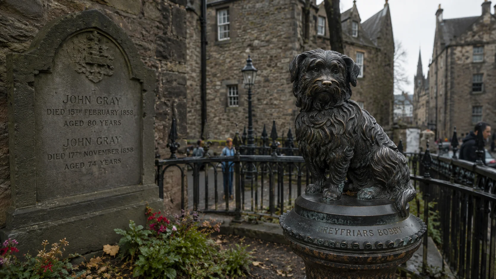 One of Edinburgh's most famous residents was a small Skye Terrier named Greyfriars Bobby.