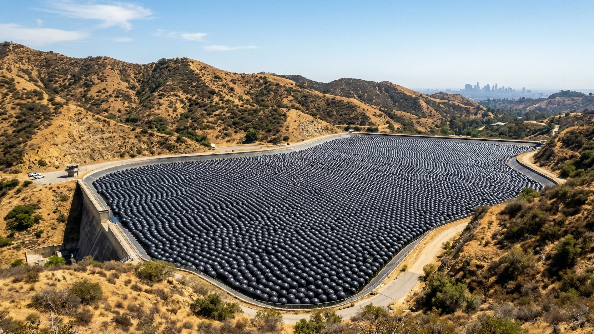 Los Angeles plastic balls